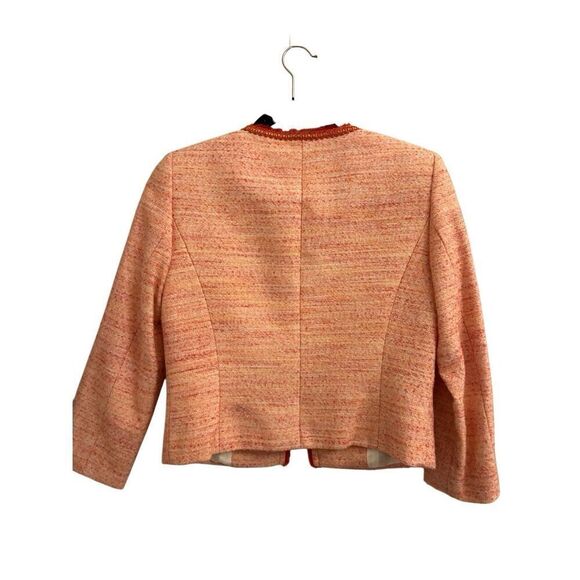 Antonio Melani Tweed jacket peachy mix size 0 preppy, academia - Picture 2 of 10
